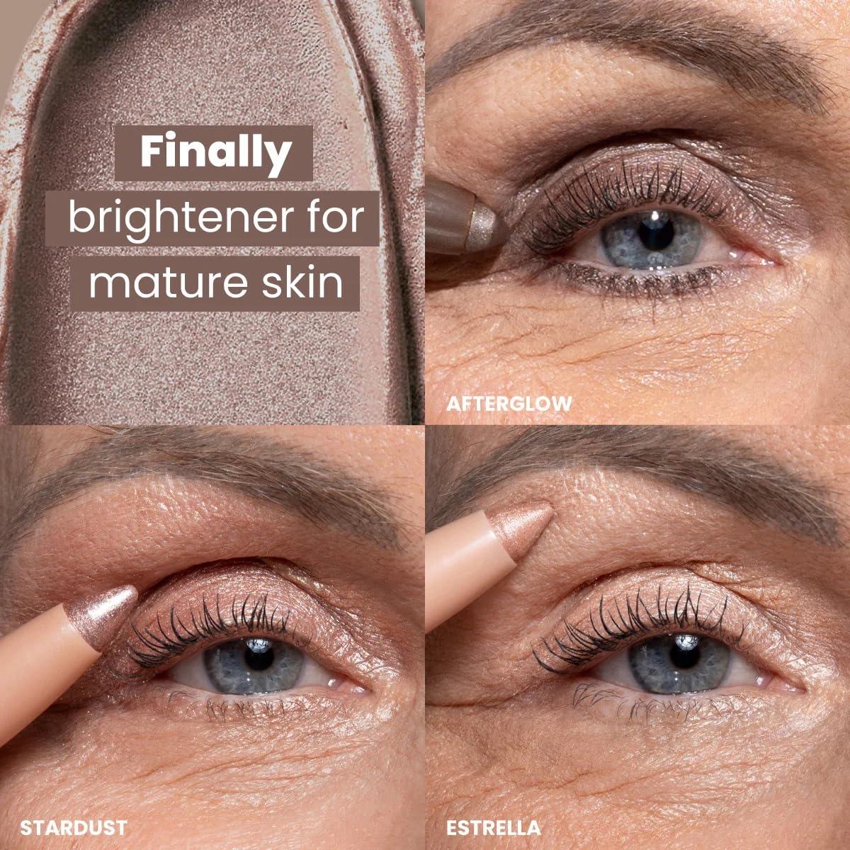 image:imagePRIME PROMETICS PrimeEyes Eye Brightener for Mature Women Creamy Eye Shadow Sticks Easy Application Quick Eye Lift Effect Hypoallergenic Long Wear WaterResistant AfterglowAfterglow