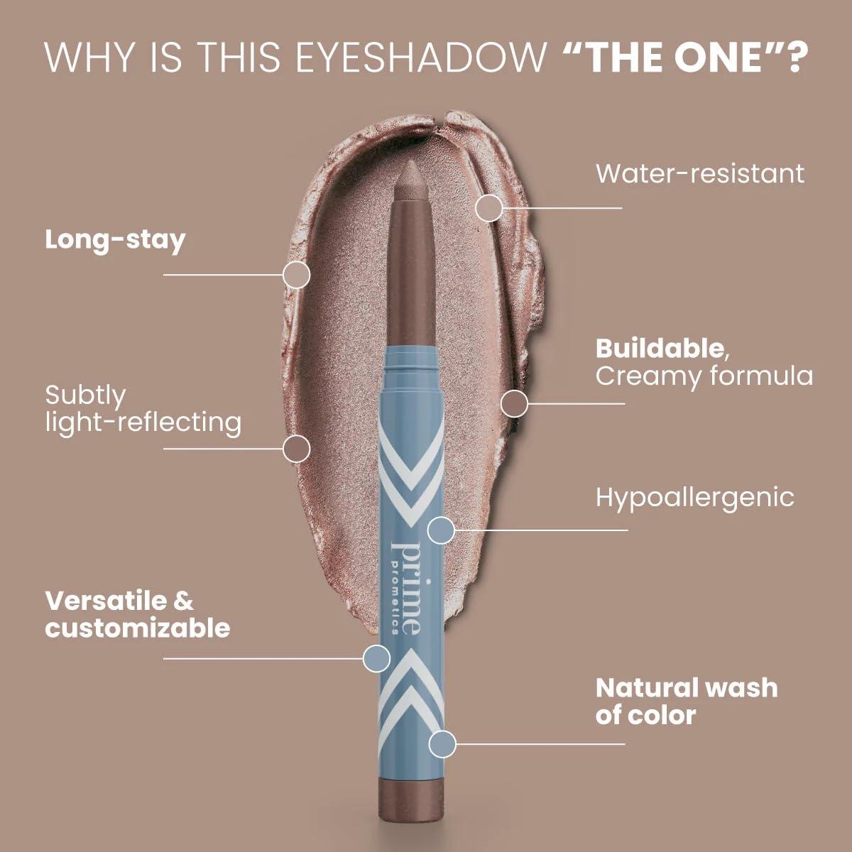 image:imagePRIME PROMETICS PrimeEyes Eye Brightener for Mature Women Creamy Eye Shadow Sticks Easy Application Quick Eye Lift Effect Hypoallergenic Long Wear WaterResistant AfterglowAfterglow