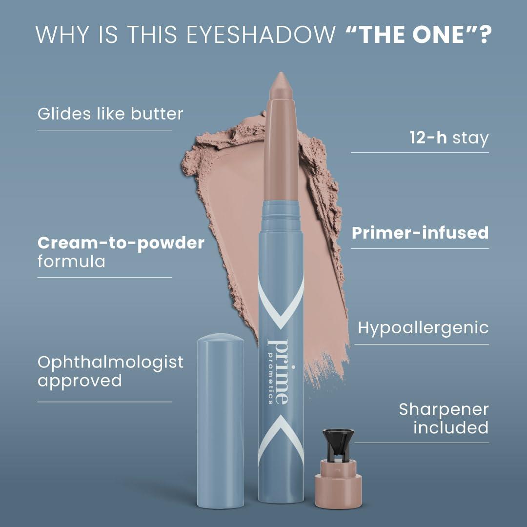 image:imagePRIME PROMETICS PrimeEyes Eyeshadow for Mature Women CreaseFree PowdertoCream NonDrying Eye Shadow Blends Seamlessly amp Flatters Aging Lids WaterResistant amp LongWear True NeutralTrue Neutral