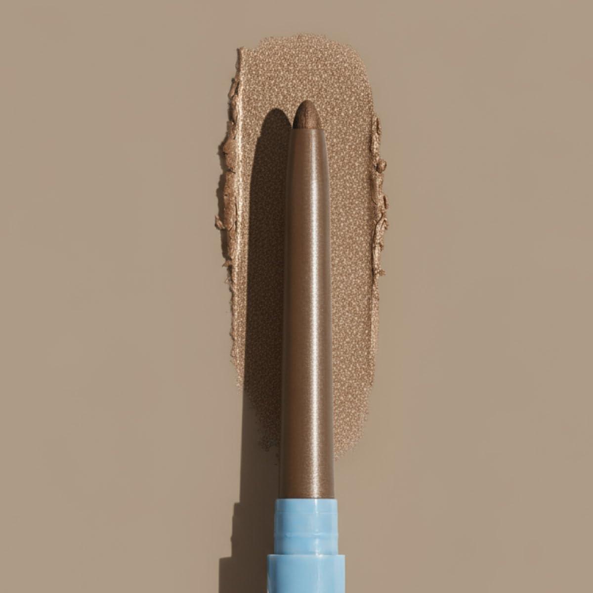 image:imagePRIME PROMETICS PrimeEyes Glide Eyeliner for Mature Women WaterResistant LongStay and MessProof Gel Cream Texture Discreet Sharpener and Effective Smudger BlackGolden Metallic
