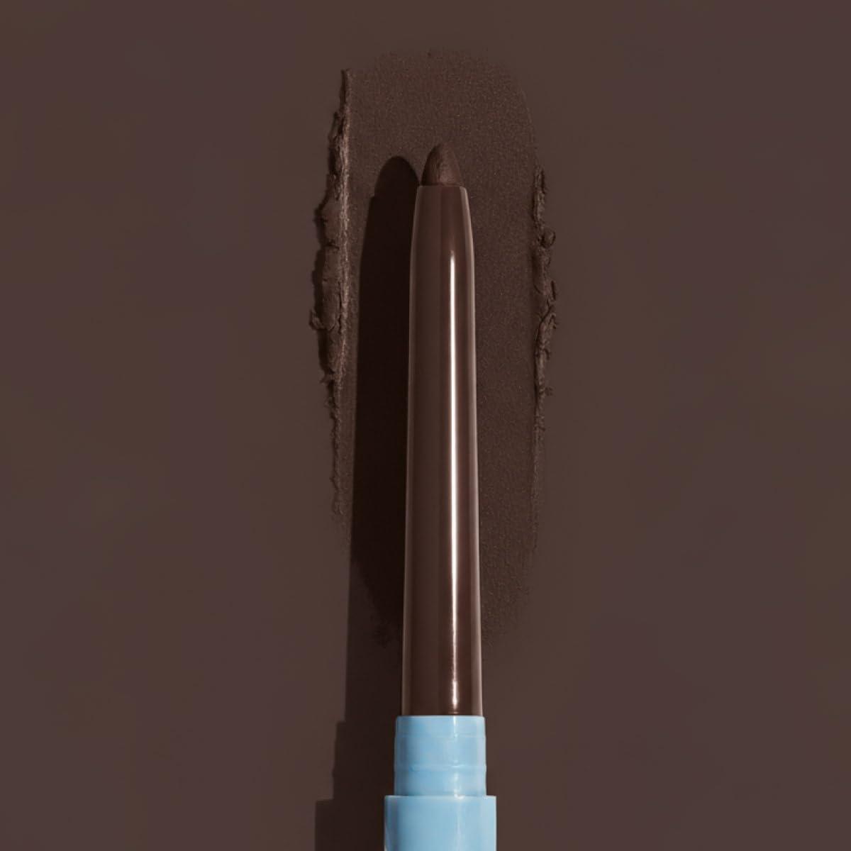 image:imagePRIME PROMETICS PrimeEyes Glide Eyeliner for Mature Women WaterResistant LongStay and MessProof Gel Cream Texture Discreet Sharpener and Effective Smudger BlackWood brown