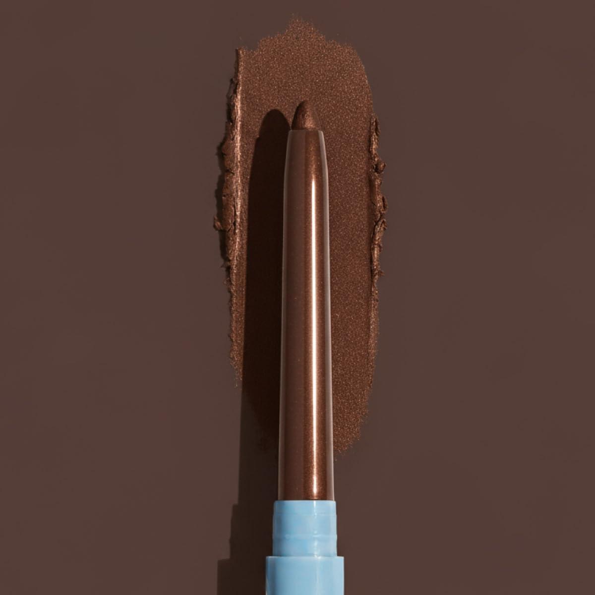 image:imagePRIME PROMETICS PrimeEyes Glide Eyeliner for Mature Women WaterResistant LongStay and MessProof Gel Cream Texture Discreet Sharpener and Effective Smudger BlackMocha Shimmer