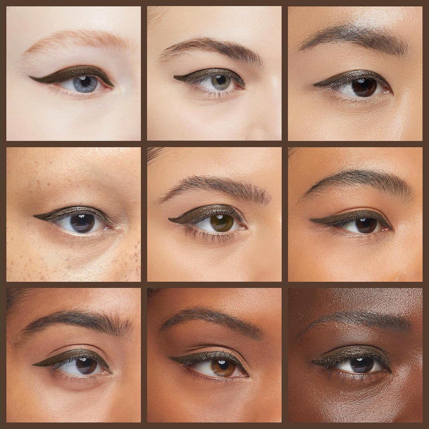 image:imagePRIME PROMETICS PrimeEyes Glide Eyeliner for Mature Women WaterResistant LongStay and MessProof Gel Cream Texture Discreet Sharpener and Effective Smudger BlackWood brown
