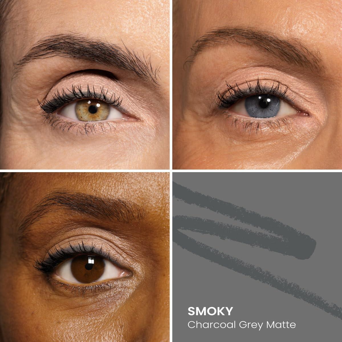 image:imagePRIME PROMETICS PrimeEyes Glide Eyeliner for Mature Women WaterResistant LongStay and MessProof Gel Cream Texture Discreet Sharpener and Effective Smudger BlackSmoky