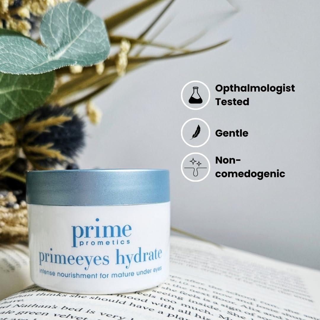 image:imagePRIME PROMETICS PrimeEyes Hydrate Under Eye Cream for Mature Women Hydrating Eye Cream for Dark Circles and Wrinkle Repair Soft Glowing amp Healthy Under Eyes