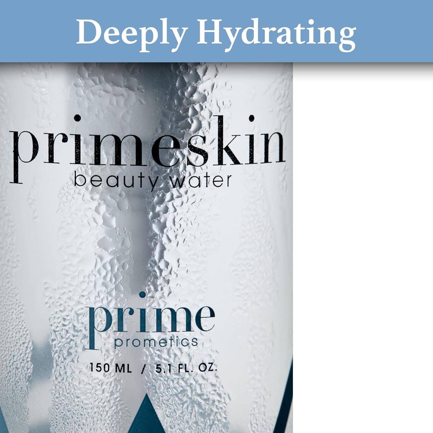 image:imagePRIME PROMETICS PrimeSkin Beauty Water Deeply Hydrating ProAge MakeUp Remover for Mature Women Clean One Swipe for All Skin Types pH balanced Hypoallergenic