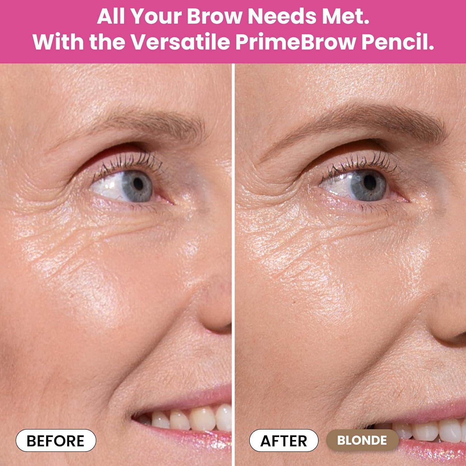 image:imagePrime Prometics PrimeBrow Pencil for Mature Women UltraPrecise Tip for Natural HairLike Strokes SmudgeProof amp LongLasting Wear Great for Thinning Sparse or Graying Brows Ash BrownBlonde