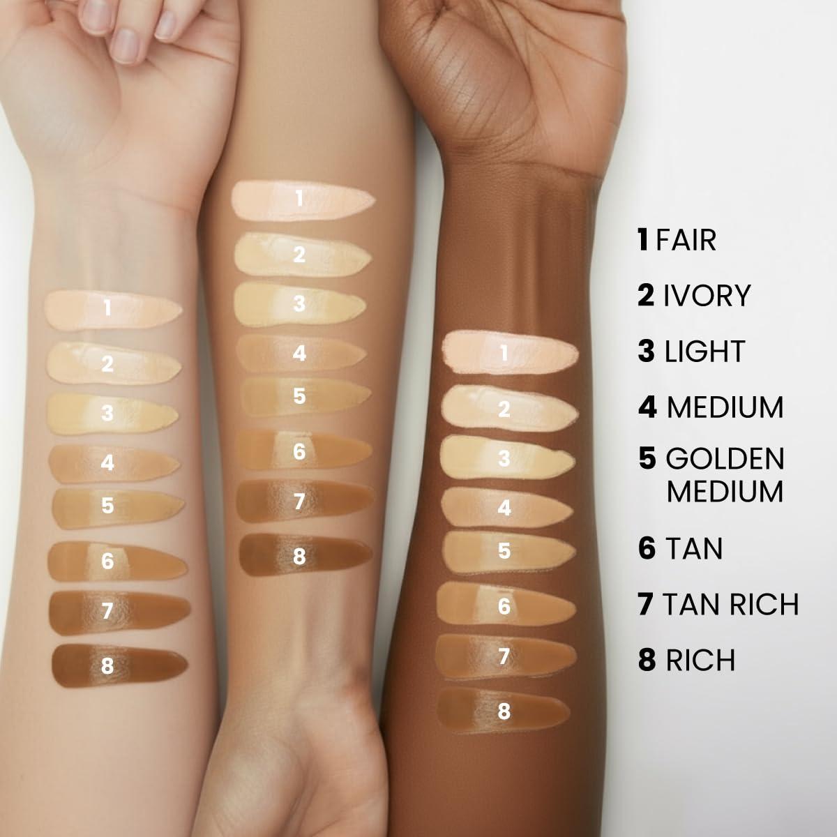 image:imagePrime Prometics PrimeSkin CC Cream for Mature Women Lightweight LiquidtoPowder Foundation Blurs Pores amp Covers Age Spots CreaseFree Hydrating amp SoftMatte Finish for Sensitive Skin FairIvory