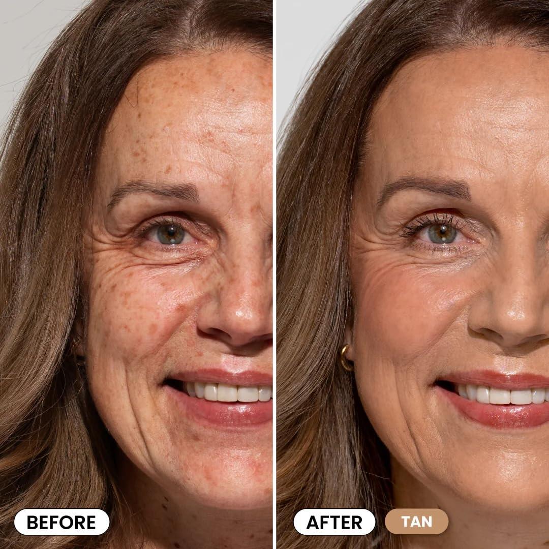 image:imagePrime Prometics PrimeSkin CC Cream for Mature Women Lightweight LiquidtoPowder Foundation Blurs Pores amp Covers Age Spots CreaseFree Hydrating amp SoftMatte Finish for Sensitive Skin FairTan