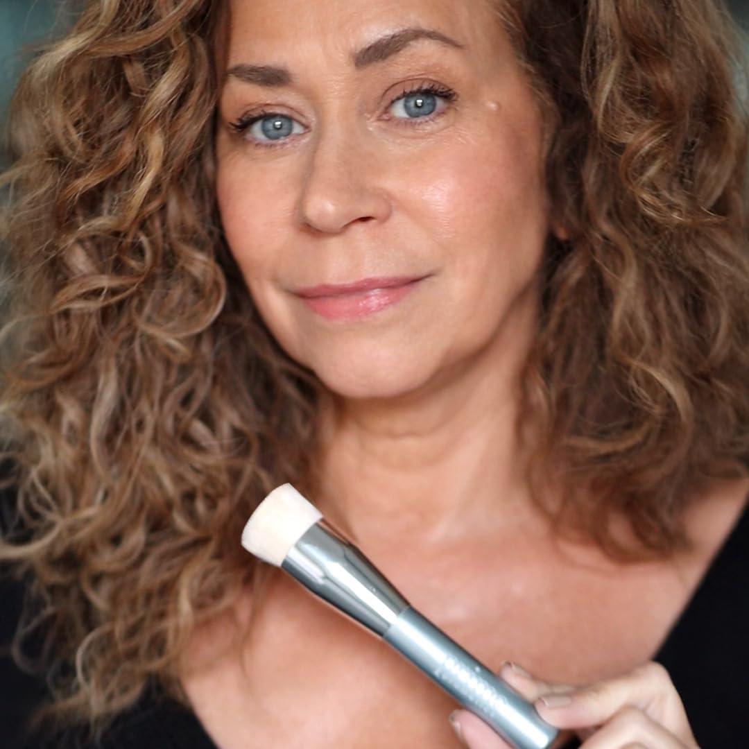 image:imagePrime Prometics PrimeSkin Liquid Foundation Brush for Mature Women UltraSoft Bristles for Seamless StreakFree Coverage Even Natural Finish Ideal for Sensitive or Dry Skin