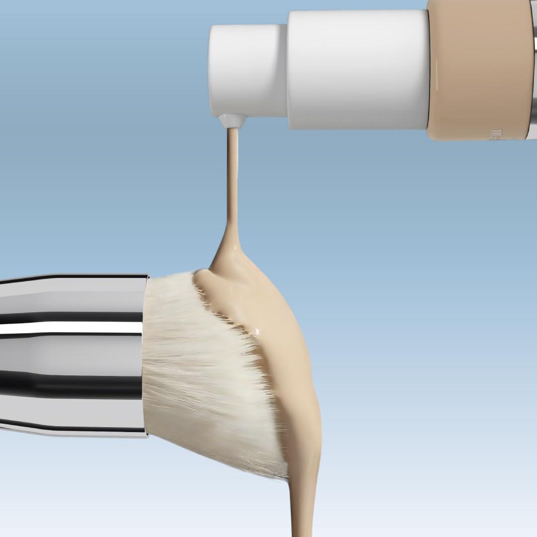 image:imagePrime Prometics PrimeSkin Liquid Foundation Brush for Mature Women UltraSoft Bristles for Seamless StreakFree Coverage Even Natural Finish Ideal for Sensitive or Dry Skin