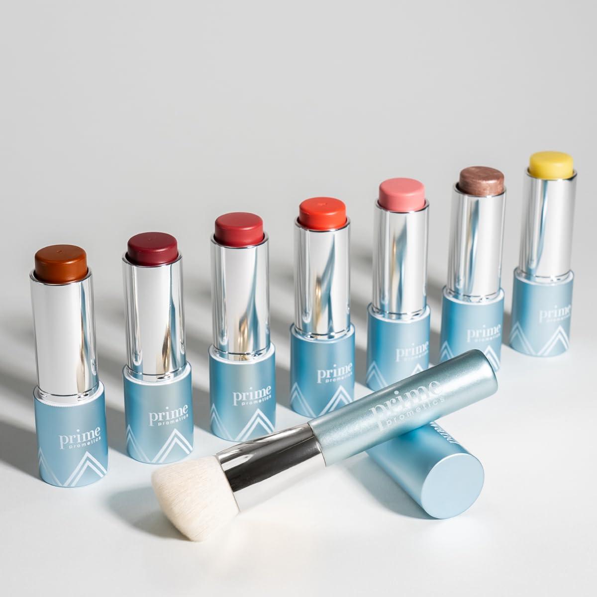 image:imagePrime Prometics PrimeWand Brush for Mature Women Vegan UltraSoft Makeup Brush with HighDensity Fibers for Airbrushed Finish Works with Creams Powders amp Liquids Perfect for Mature Skin