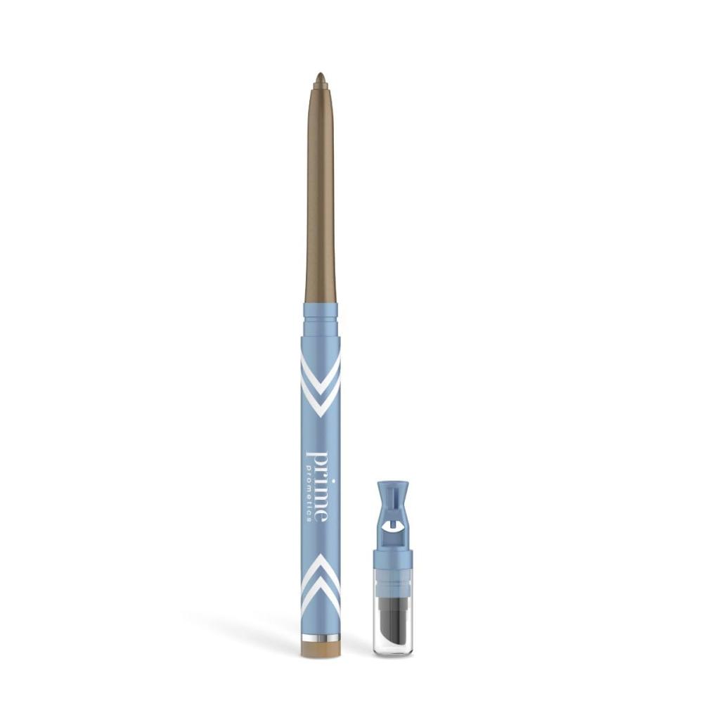 image:imagePRIME PROMETICS PrimeEyes Glide Eyeliner for Mature Women  WaterResistant LongStay and MessProof  Gel Cream Texture Discreet Sharpener and Effective Smudger BlackGolden Metallic