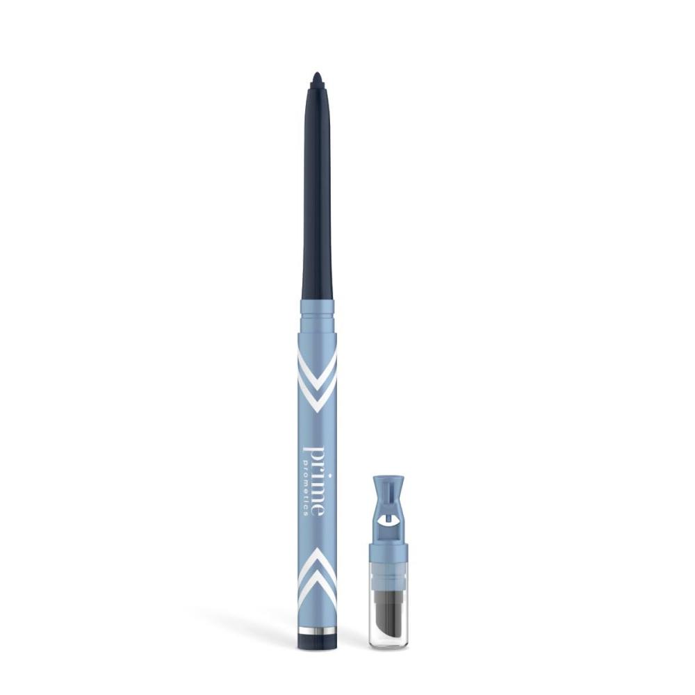 image:imagePRIME PROMETICS PrimeEyes Glide Eyeliner for Mature Women  WaterResistant LongStay and MessProof  Gel Cream Texture Discreet Sharpener and Effective Smudger BlackSapphire blue