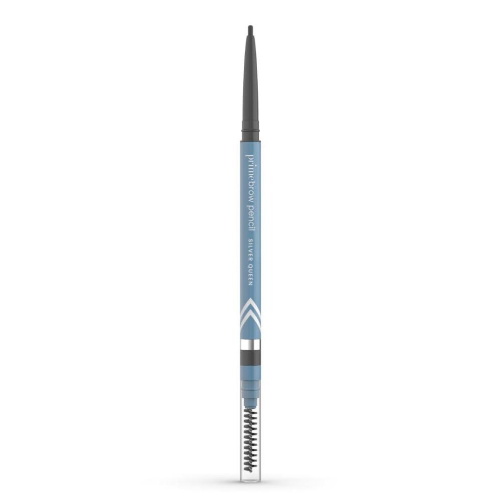 image:imagePrime Prometics PrimeBrow Pencil for Mature Women UltraPrecise Tip for Natural HairLike Strokes SmudgeProof amp LongLasting Wear Great for Thinning Sparse or Graying Brows Ash BrownSilver Queen