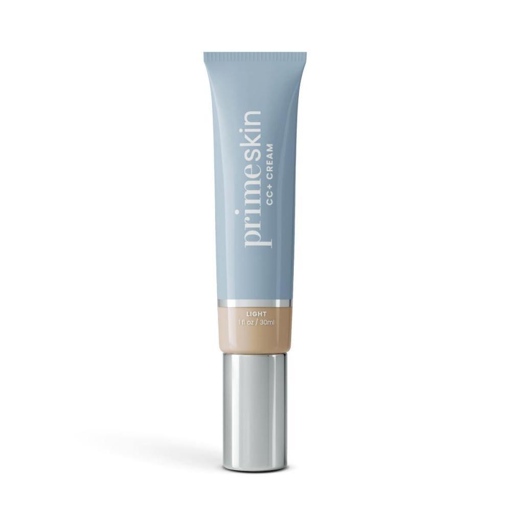 image:imagePrime Prometics PrimeSkin CC Cream for Mature Women Lightweight LiquidtoPowder Foundation Blurs Pores amp Covers Age Spots CreaseFree Hydrating amp SoftMatte Finish for Sensitive Skin FairLight