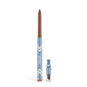 PRIME PROMETICS PrimeEyes Glide Eyeliner for Mature Women – Water-Resistant, Long-Stay and Mess-Proof – Gel Cream Texture, Discreet Sharpener and Effective Smudger (Black)(Copper Metallic)