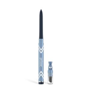 PRIME PROMETICS PrimeEyes Glide Eyeliner for Mature Women – Water-Resistant, Long-Stay and Mess-Proof – Gel Cream Texture, Discreet Sharpener and Effective Smudger (Black)(Sapphire (blue))