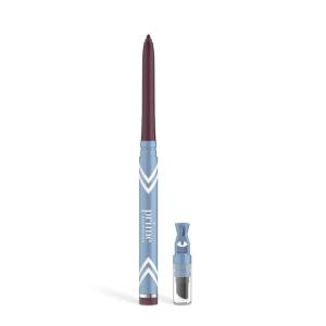 PRIME PROMETICS PrimeEyes Glide Eyeliner for Mature Women – Water-Resistant, Long-Stay and Mess-Proof – Gel Cream Texture, Discreet Sharpener and Effective Smudger (Black)(Mulberry)